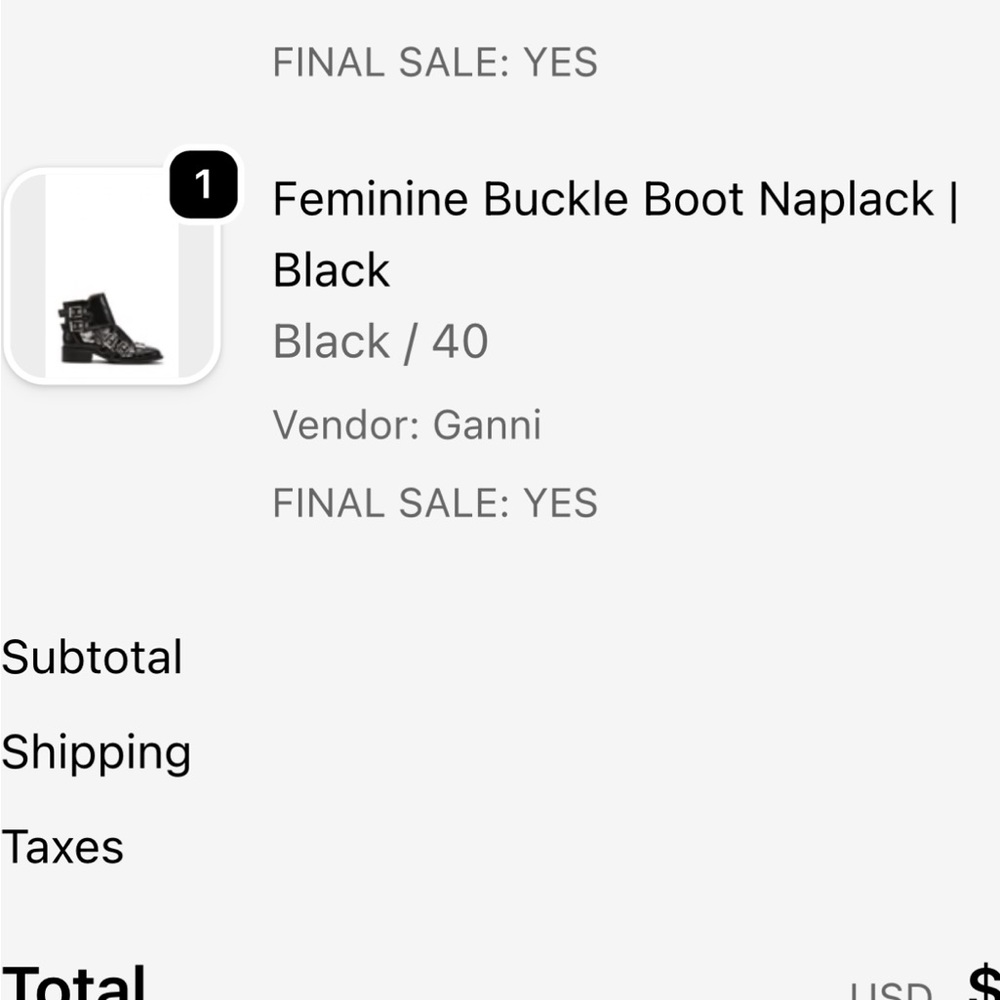 GANNI Feminine Buckle Boot Naplack | Black - Picture 5 of 5